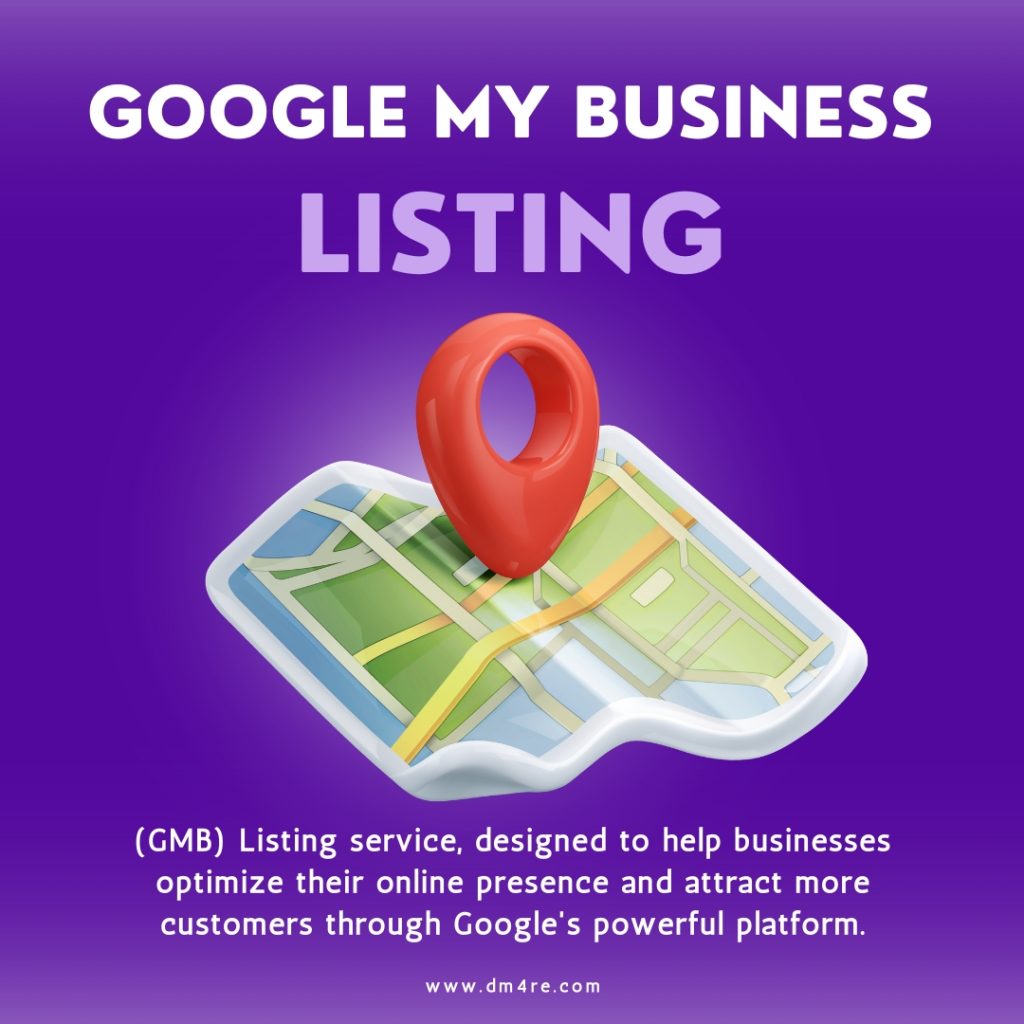 Google My Business (GMB) Listing service